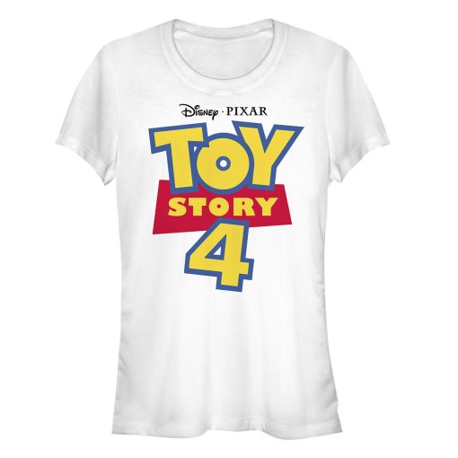 Junior’s Toy Story Bold Logo T-Shirt