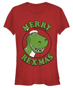 Junior’s Toy Story Christmas Santa Rex T-Shirt