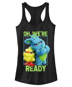 Junior’s Toy Story Ducky & Bunny Ready Pose Racerback Tank Top