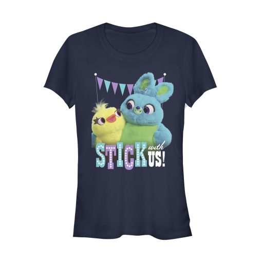 Junior’s Toy Story Ducky & Bunny Stick With Us BFF T-Shirt