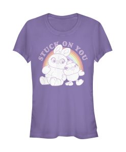 Junior’s Toy Story Ducky & Bunny Stuck on You Rainbow T-Shirt