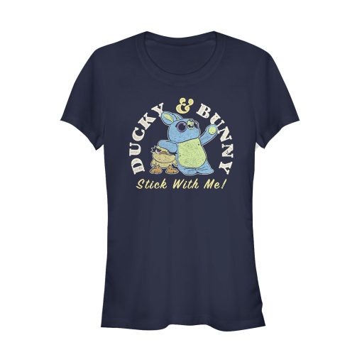 Junior’s Toy Story Ducky & Bunny With It Motto T-Shirt