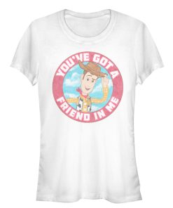 Junior’s Toy Story Friend in Me Woody Circle T-Shirt