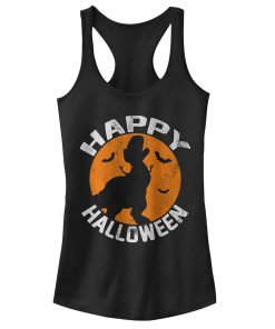 Junior’s Toy Story Halloween Rex Silhouette Racerback Tank Top