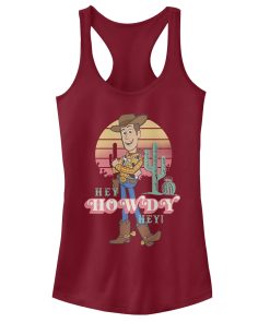 Junior’s Toy Story Hey Woody Racerback Tank Top