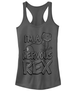 Junior’s Toy Story Nervous Rex Racerback Tank Top