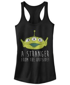 Junior’s Toy Story Squeeze Alien Stranger from Outside Racerback Tank Top