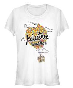 Junior’s Up Adventure is Out There Balloons T-Shirt