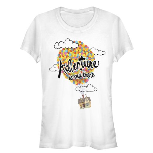 Junior’s Up Adventure is Out There Balloons T-Shirt