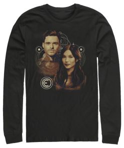 Men’s Marvel Eternals Sersi and Ikaris Long Sleeve Shirt