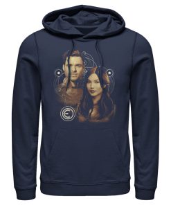 Men’s Marvel Eternals Sersi and Ikaris Pull Over Hoodie