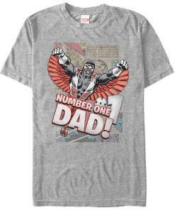 Men’s Marvel Falcon Number One Dad T-Shirt