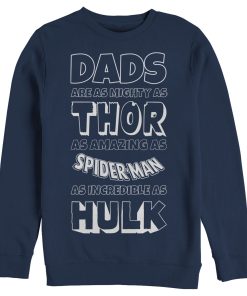 Men’s Marvel Father’s Day Avengers Dad Traits Sweatshirt