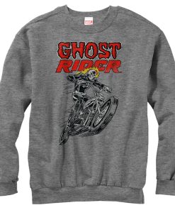 Men’s Marvel Ghost Rider Flames Sweatshirt
