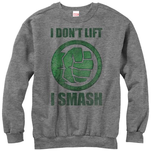 Men’s Marvel Hulk Smash Sweatshirt