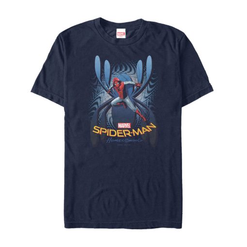 Men’s Marvel Spider-Man Homecoming Logo Pattern T-Shirt