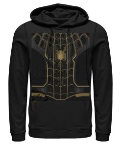 Men’s Marvel Spider-Man No Way Home Black Suit Pull Over Hoodie