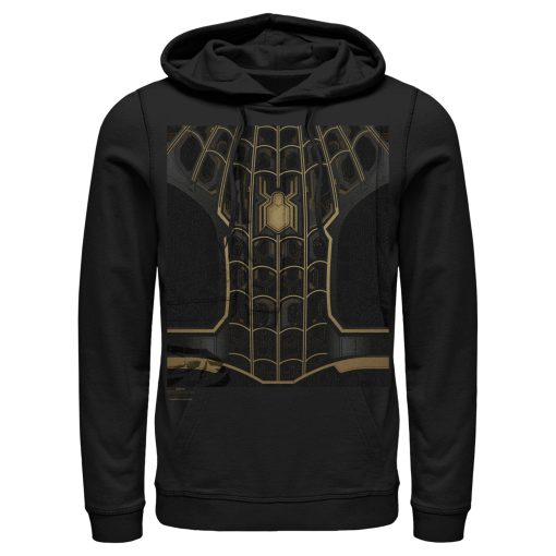 Men’s Marvel Spider-Man No Way Home Black Suit Pull Over Hoodie