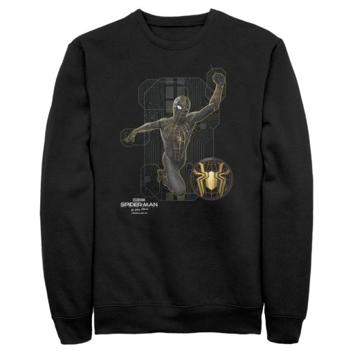 Men’s Marvel Spider-Man No Way Home Black Suit Tech Sweatshirt