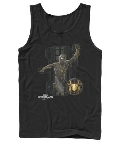 Men’s Marvel Spider-Man No Way Home Black Suit Tech Tank Top
