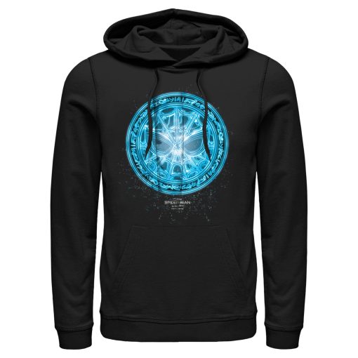 Men’s Marvel Spider-Man No Way Home Blue Spidey Rune Pull Over Hoodie