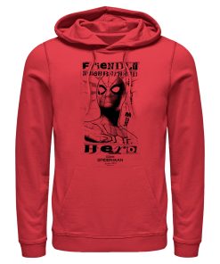 Men’s Marvel Spider-Man No Way Home Friendly Neighborhood Hero Pull Over Hoodie
