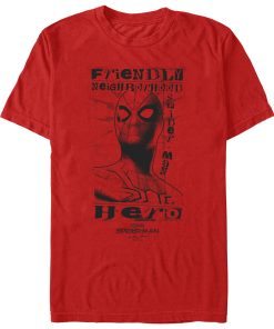 Men’s Marvel Spider-Man No Way Home Friendly Neighborhood Hero T-Shirt