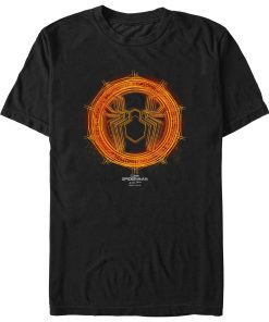 Men’s Marvel Spider-Man No Way Home Gold Spider T-Shirt