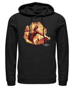 Men’s Marvel Spider-Man No Way Home Gold Web Shot Pull Over Hoodie