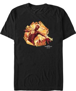 Men’s Marvel Spider-Man No Way Home Gold Web Shot T-Shirt