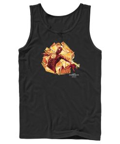Men’s Marvel Spider-Man No Way Home Gold Web Shot Tank Top