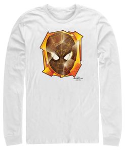 Men’s Marvel Spider-Man No Way Home Golden Mask Long Sleeve Shirt