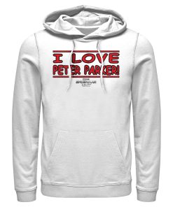 Men’s Marvel Spider-Man No Way Home I Love Peter Parker Pull Over Hoodie