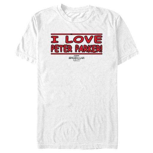 Men’s Marvel Spider-Man No Way Home I Love Peter Parker T-Shirt