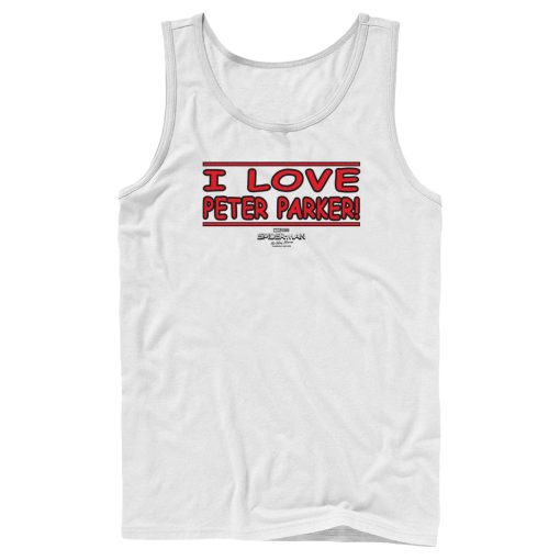 Men’s Marvel Spider-Man No Way Home I Love Peter Parker Tank Top