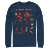 Men’s Marvel Spider-Man No Way Home Iron Suit Gear Long Sleeve Shirt
