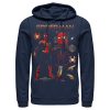 Men’s Marvel Spider-Man No Way Home Iron Suit Gear Pull Over Hoodie