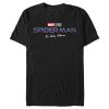 Men’s Marvel Spider-Man No Way Home Logo Black T-Shirt