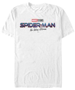 Men’s Marvel Spider-Man No Way Home Logo White T-Shirt
