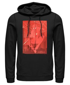 Men’s Marvel Spider-Man No Way Home Red Poster Pull Over Hoodie