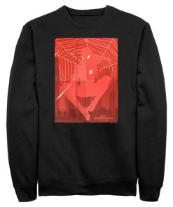 Men’s Marvel Spider-Man No Way Home Red Poster Sweatshirt