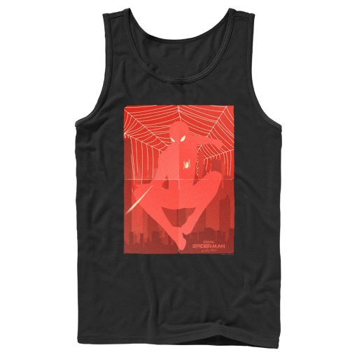 Men’s Marvel Spider-Man No Way Home Red Poster Tank Top