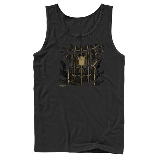 Men’s Marvel Spider-Man No Way Home Ripped Black Suit Tank Top