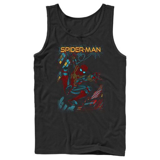 Men’s Marvel Spider-Man No Way Home Slinging Cover Tank Top