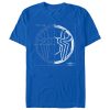 Men’s Marvel Spider-Man No Way Home Spider Icon Blueprint T-Shirt