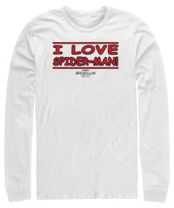 Men’s Marvel Spider-Man No Way Home Spidey Love Long Sleeve Shirt