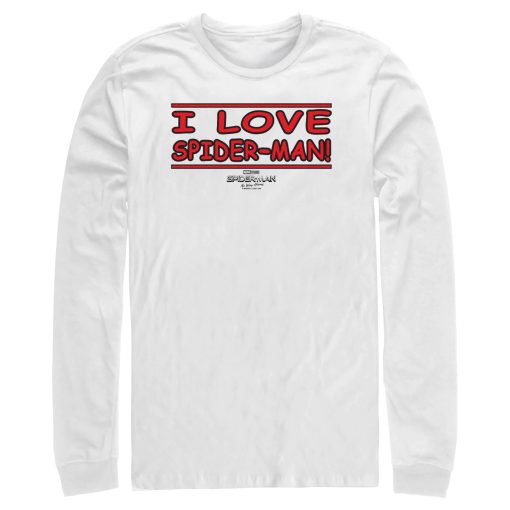 Men’s Marvel Spider-Man No Way Home Spidey Love Long Sleeve Shirt