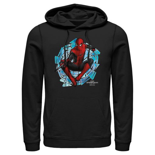 Men’s Marvel Spider-Man No Way Home Spinning Webs Pull Over Hoodie