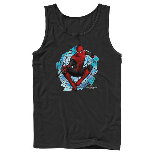 Men’s Marvel Spider-Man No Way Home Spinning Webs Tank Top