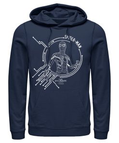Men’s Marvel Spider-Man No Way Home Tech Pull Over Hoodie